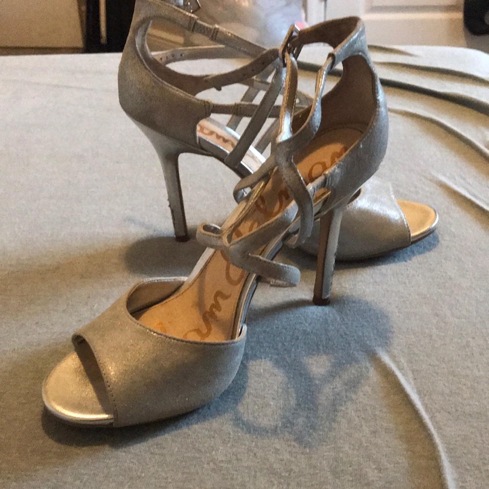 Silver heels